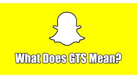 What does gts mean on snapchat - Sep 11, 2023 · What does S mean on Snapchat? This one letter may be confusing to many, as randomly getting an S from a friend is just weird unless you know its meaning. On Snapchat, S stands for “ streaks.” Getting an S simply means the other person wants to continue streaks with you. So, make sure to send a snap within 24 hours, or you will lose your ... 